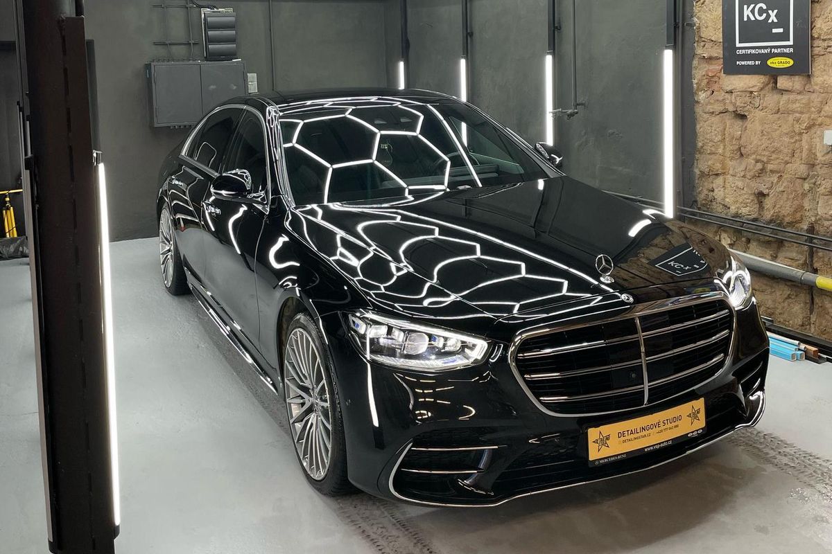Mercedes S-Class после детейлинга